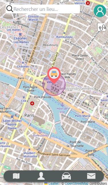 Capture d'écran du site Geocode.